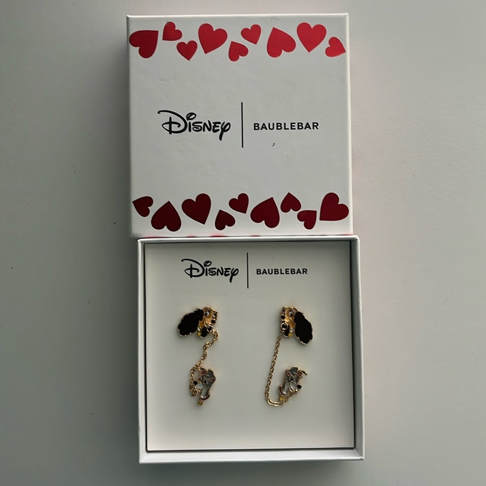 Disney x BaubleBar Lady and the Tramp Earrings
